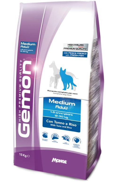 Gemon Dog Adult Medium Tuna - 15 Kg