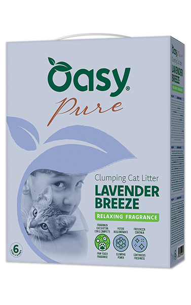 Oasy Pure Cat Litter Lavender Breeze - 10 Kg