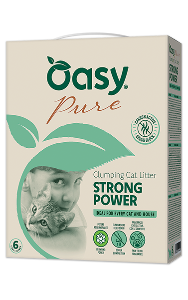 Oasy Pure Cat Litter Strong Power - 10 Kg