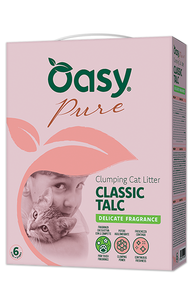 Oasy Pure Cat Litter Classic Talc - 10 Kg