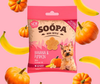 Soopa Banana And Pumpkin Bites - 50gr