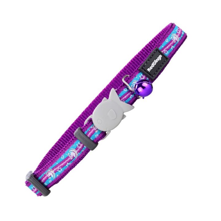 Red Dingo Cat Collar Unicorn Purple - 10gr - 20 - 32cm