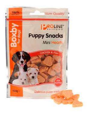 Boxby Snack Puppy Mini Hearts - 100gr