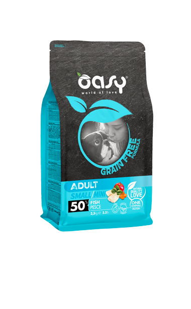 Oasy Grain Free Adult Small Or Mini Fish - 2.5 Kg