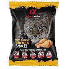 Alpha Spirit Free Range Chicken Snacks For Cat - 50gr