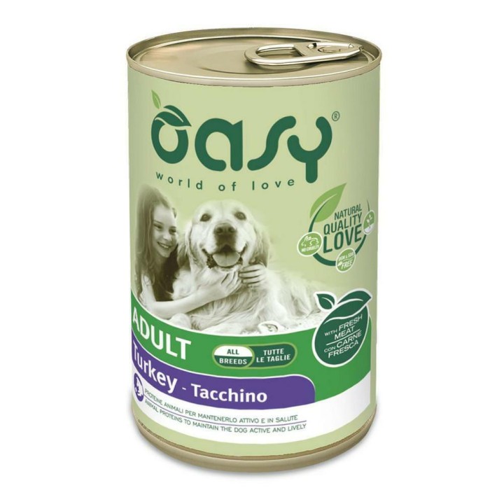 Oasy Pate Adult Turkey All Breeds - 400gr