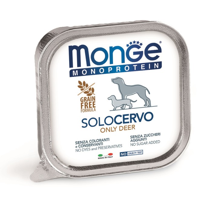 Monge Monoprotein Dog Wet Only Deer - 150gr