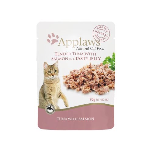 Applaws Tender Cat Tuna With Salmon Jelly - 70gr
