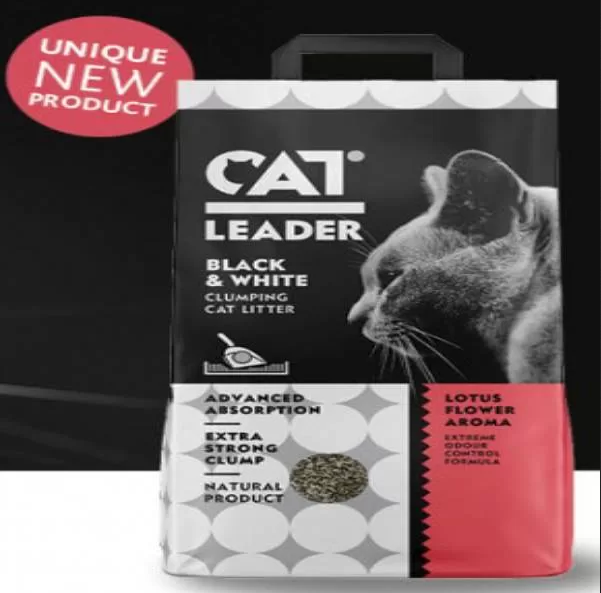 Cat Leader Clumping Black And White - 5 Kg