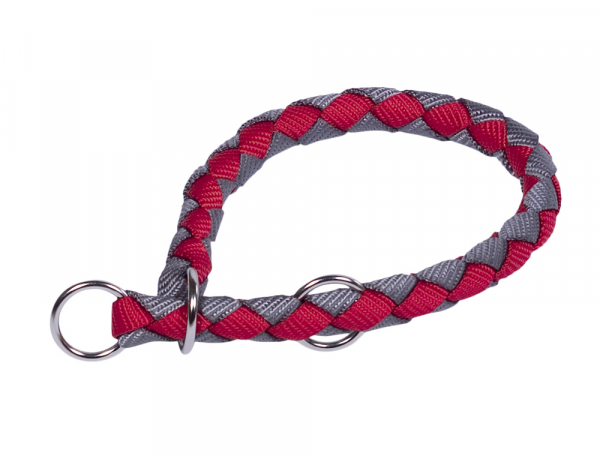Nobby Choker Corda Red And Grey - 35 41cm