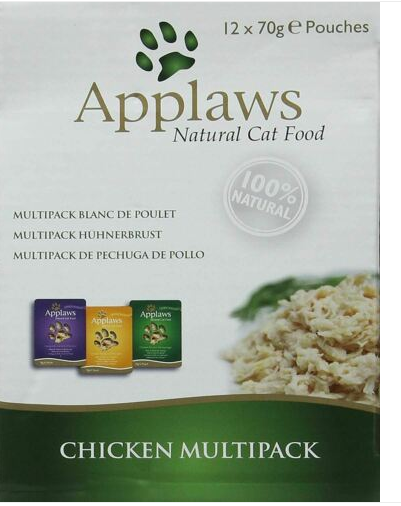 Applaws Cat's wet food Pouch Multipack Chicken 70gr
