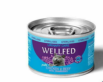 Wellfed Sterilised And Urinary Chicken And Beef 200Gr