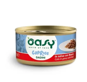 Oasy Wet Cat's wet food Caprice Cubes With Beef 85gr