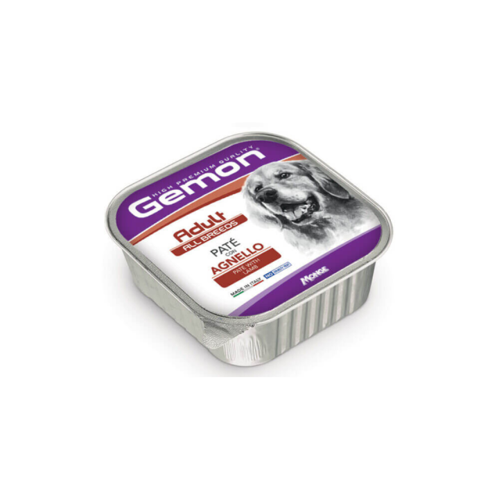 Gemon Dog Pate Adult With Lamb 150Gr