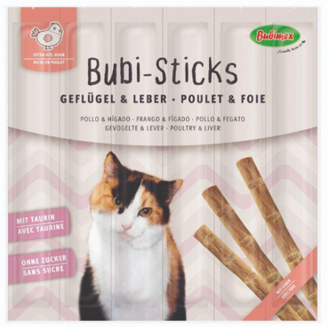 Bubimex Cat Sticks Poultry And Liver - 30gr