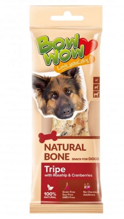 Bow Wow - Prebiotic Bones Tripe & Cranberry 24gr - 20gr