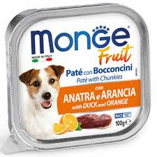 Monge Fruit Pate And Chunkies With Duck & Orange - 100gr