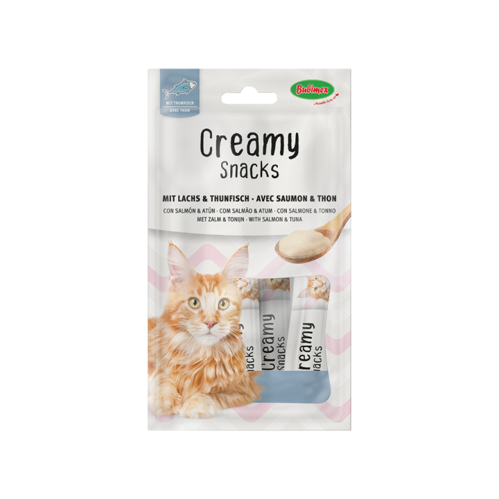 Bubimex Cat Creamy Snacks With Salmon And Tuna - 240gr