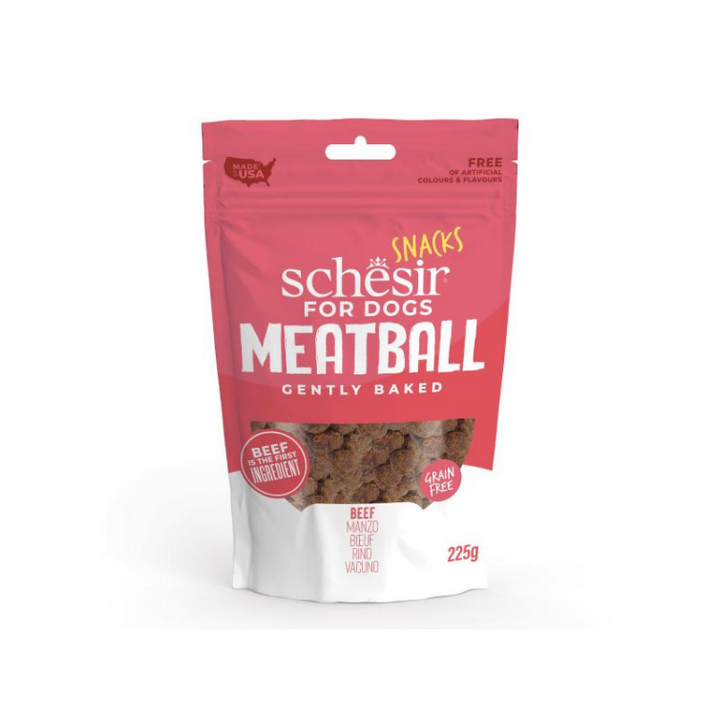 Schesir Meatballs With Beef Dog Snack - 225gr