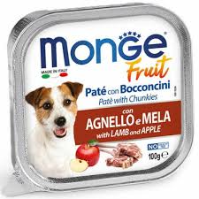 Monge Fruit Pate And Chunkies With Lamb And Apple - 100gr