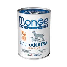 Monge Monoprotein All Stages Duck Pate Cans - 400gr