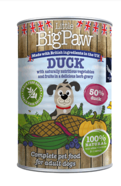 Little Big Paws Dog Duck & Vegetables In Herb Gravy - 90gr