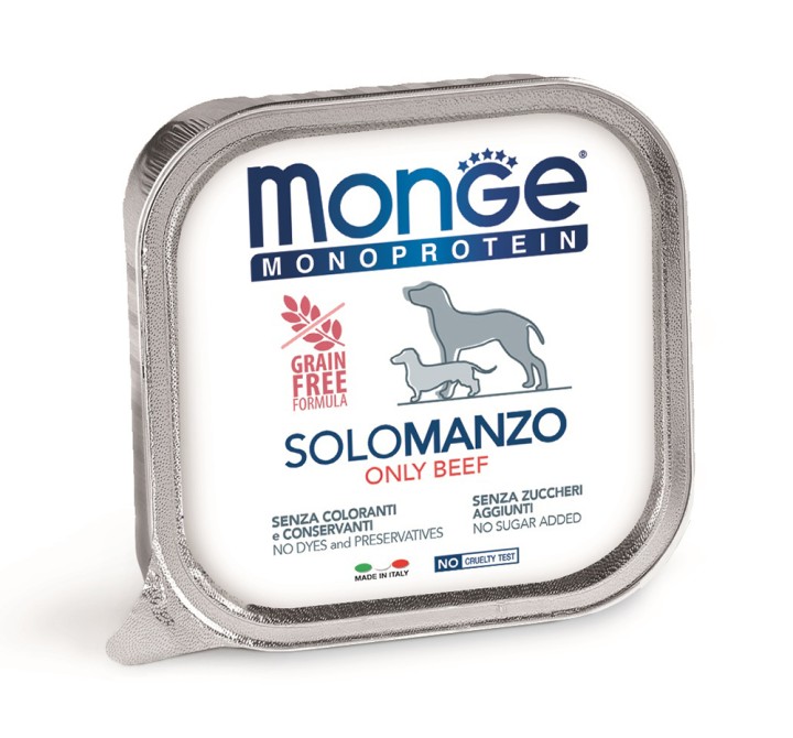 Monge Monoprotein Dog Wet Only Beef - 150gr