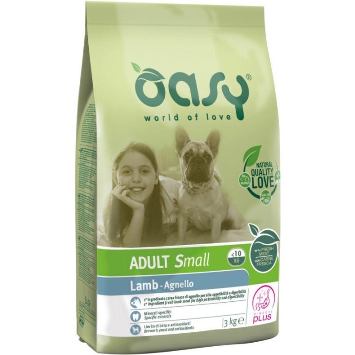 Oasy Adult Small Lamb - 1 Kg