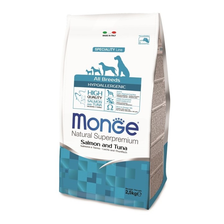 Monge Speciality Line Dog Hypoallergenic Salmon & Tuna - 2.5 Kg