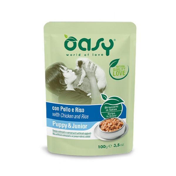 Oasy Salsa Puppy Chicken And Rice - 100gr