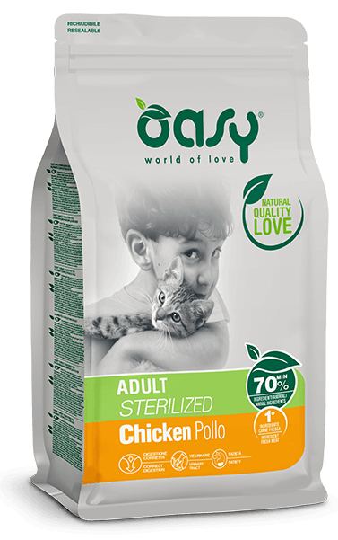 Oasy Cat Sterilised Chicken - 18 Kg