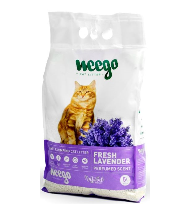 Weego Cat Litter Lavender - 15 Kg