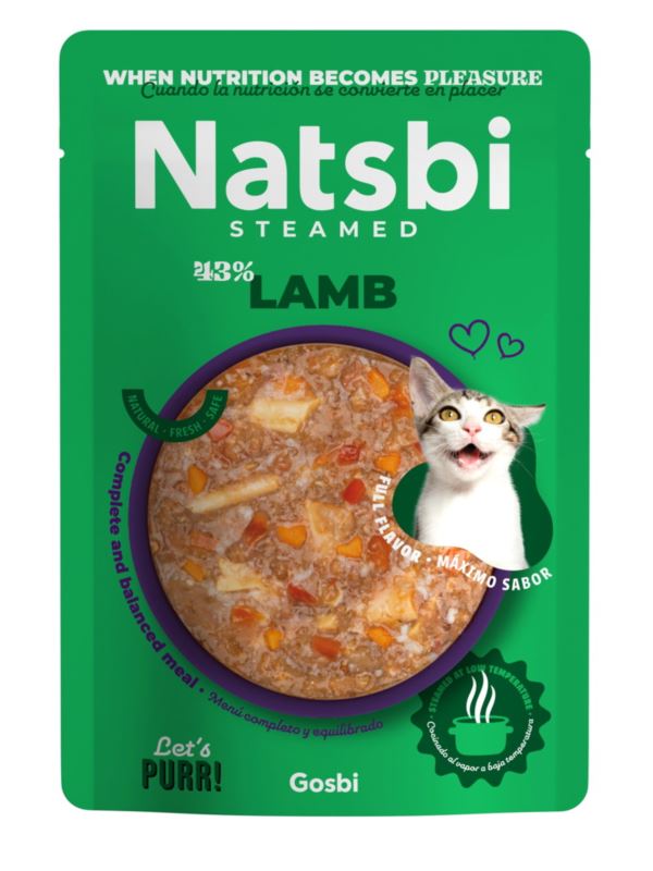Gosbi Natsbi Cat Steamed Lamb - 80gr