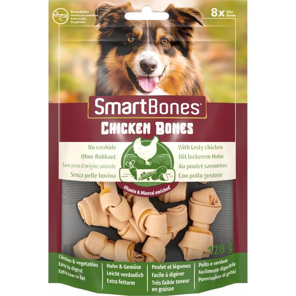 Smart Bones Chicken Mini 8 Pcs - 128gr