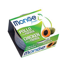 Monge Fruit Adult Chicken & Papaya Fillets - 80gr