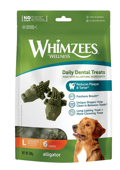 Whimzees Value Bags Alligator Large - 100gr