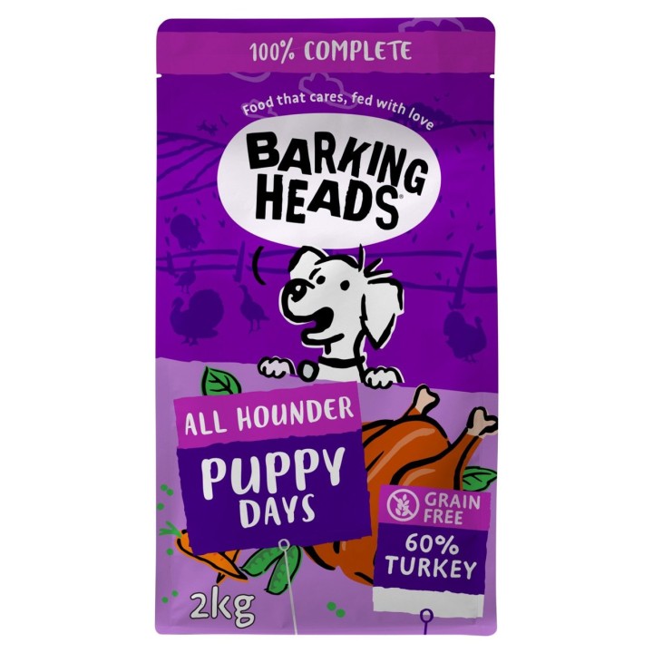 Barking Heads Puppy Turkey - 2 Kg