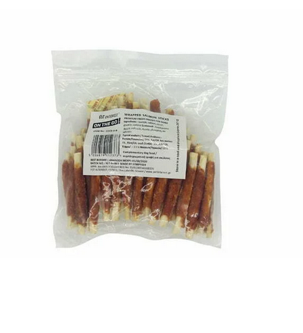 Pet Interest On The Go Wrapped Salmon Sticks - 55gr