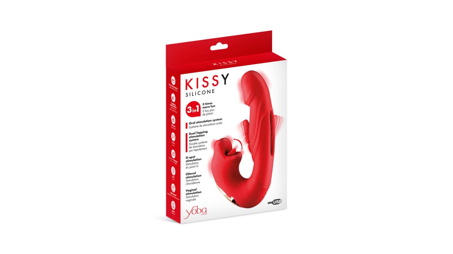 Kissy 3-in-1 Rabbit Vibrator