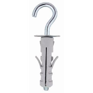 Friulsider Nylon Plug Cup Screw On Hooks 9X40 20Pcs