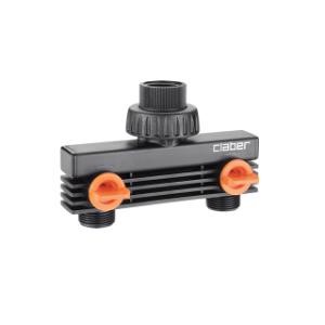 Claber Tap Connectors 3/4" Male Two-Way Adapter 1Pc