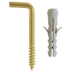 Friulsider Screw On Hooks With Plug 5X30 15Pcs
