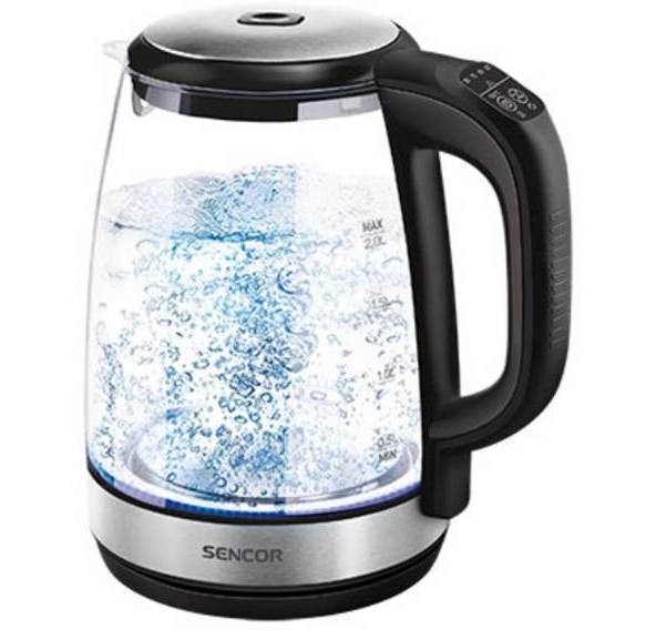 Sencor Swk2090Bk Glass Kettle Tem 2L 2Kw