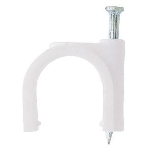Friulsider Plastic Clamps With Nail 9-10Mm 25Pcs