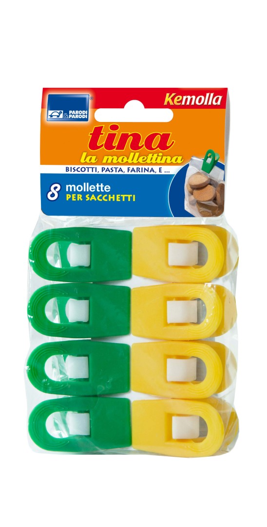 TINA LA MOLLETTINA-BAG 8 CLIPS