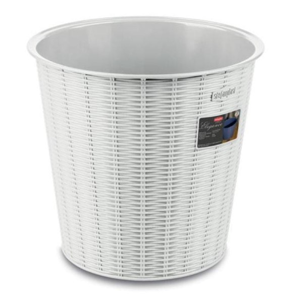 STEFANPLAST ELEGANCE OFFICE BIN 10L - WHITE