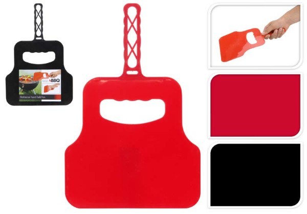 BBQ FAN 32X21CM IN 2 ASS COLOURS