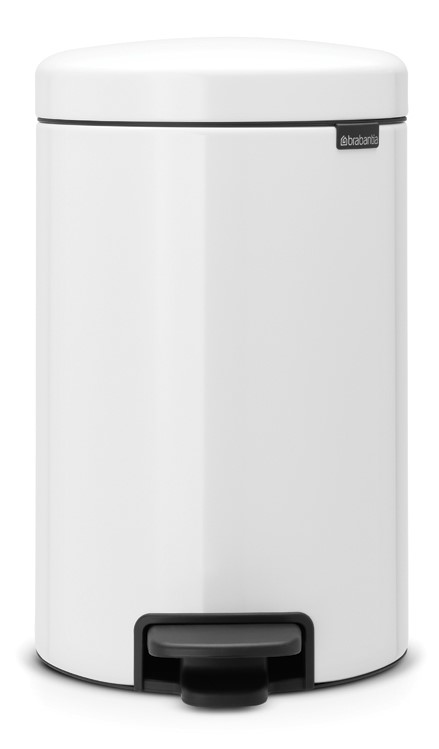 BRABANTIA PEDAL BIN NEWICON 12L - WHITE