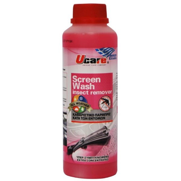 U-CARE SCREEN WASH INSECT REMOVER 250ML