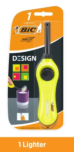 BIC MEGA LIGHTER U140 FLUO